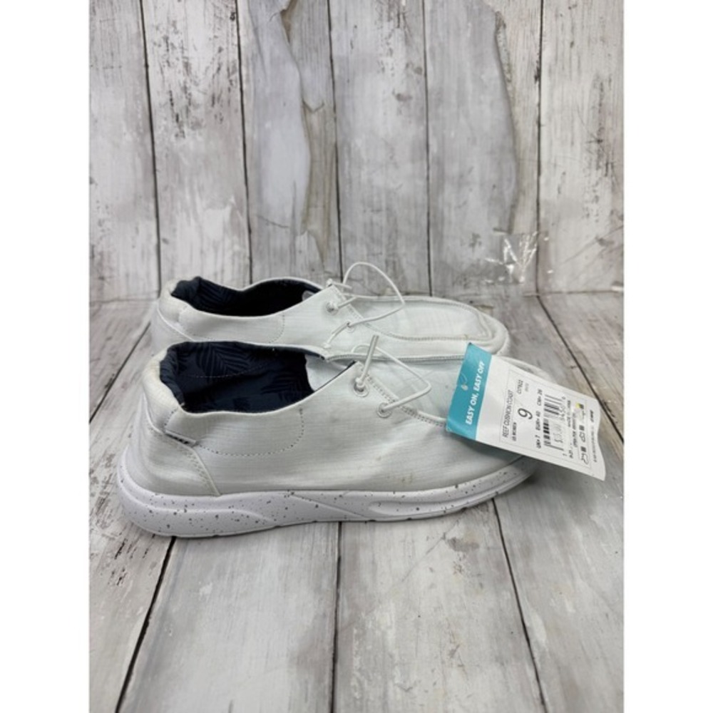 Reef Cushion Coast Womens 9 White Slip On Shoes CI7922 Speckled Sole NWT